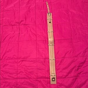 Kenneth Cole Tan Woven Leather Belt